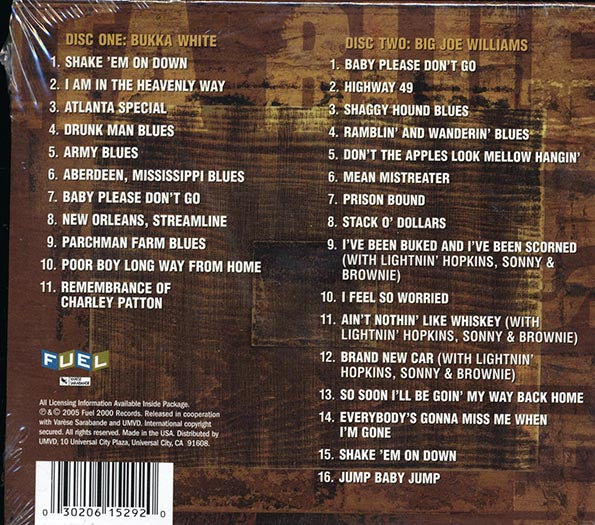 Bukka White, Big Joe Williams - Delta Blues Masters (27 tracks) (2xCD) (CD)