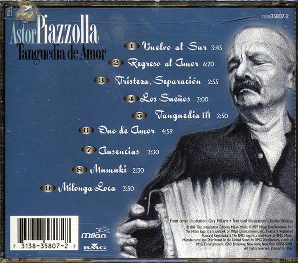 Astor Piazzolla - Tanguedia De Amor (CD)