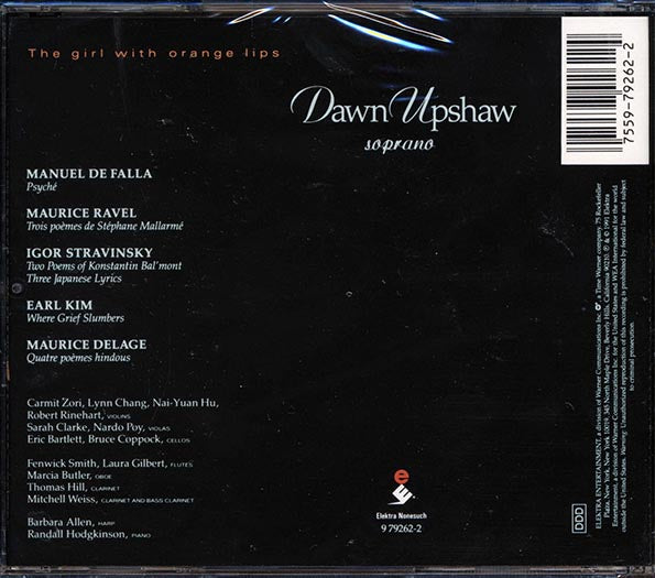 Dawn Upshaw - The Girl With Orange Lips (CD)