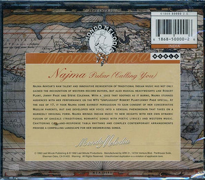 Najma - Pukar: Calling You (CD)