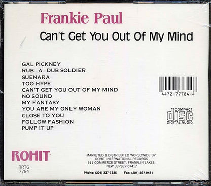 Frankie Paul - Can't Get You Out Of My Mind (CD)