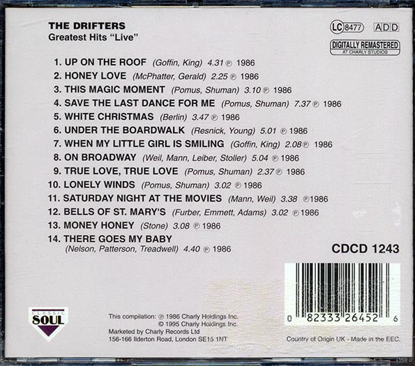 Drifters - Greatest Hits: Live (CD)