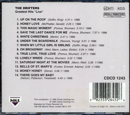 Drifters - Greatest Hits: Live (CD)