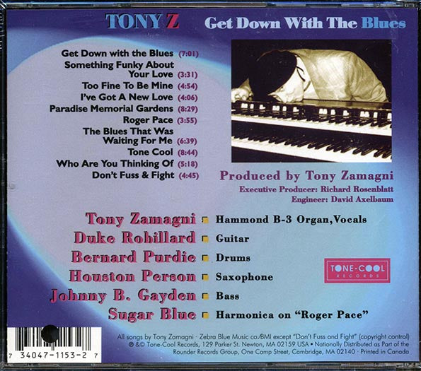 Tony Z - Get Down With The Blues (CD)