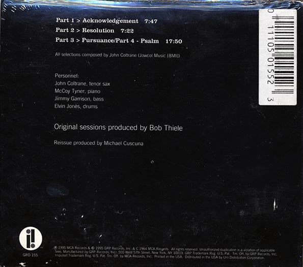 John Coltrane - A Love Supreme (CD)