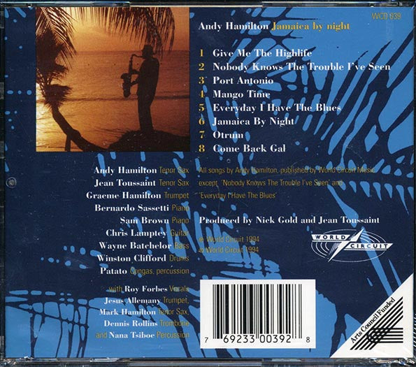 Andy Hamilton - Jamaica By Night (CD)