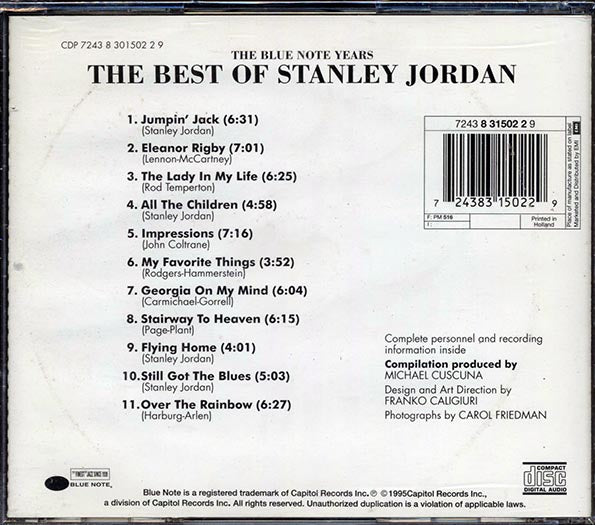 Stanley Jordan - The Best Of Stanley Jordan (CD)