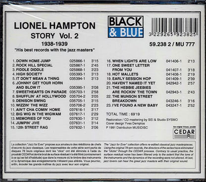 Lionel Hampton - Lionel Hampton Story Volume 2 1938-1939 (CD)