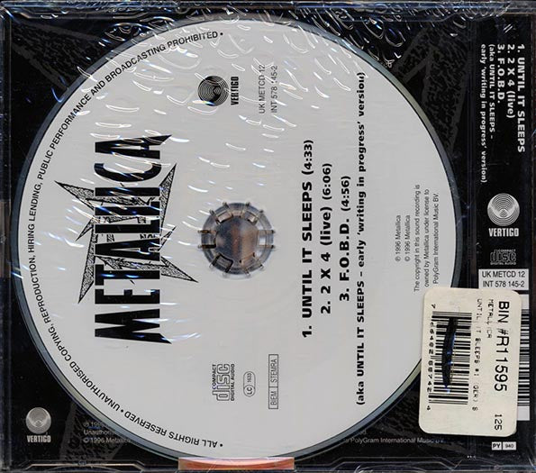 Metallica - Until It Sleeps (CD)