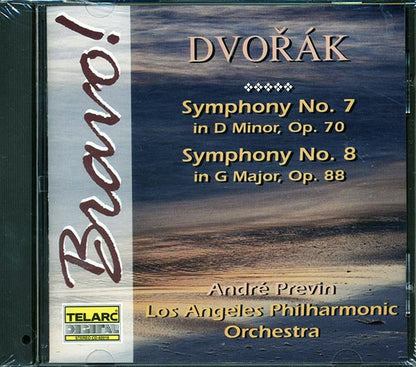 Andre Previn, Los Angeles Philharmonic Orchestra - Dvorak Symphony No. 7 In D Minor, Op. 70 Symphony No. 8 In G Major, Op. 88 (7", CD)