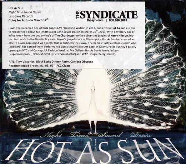 Hot As Sun - Night Time Sound (CD)