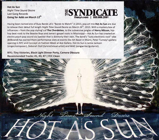 Hot As Sun - Night Time Sound (CD)