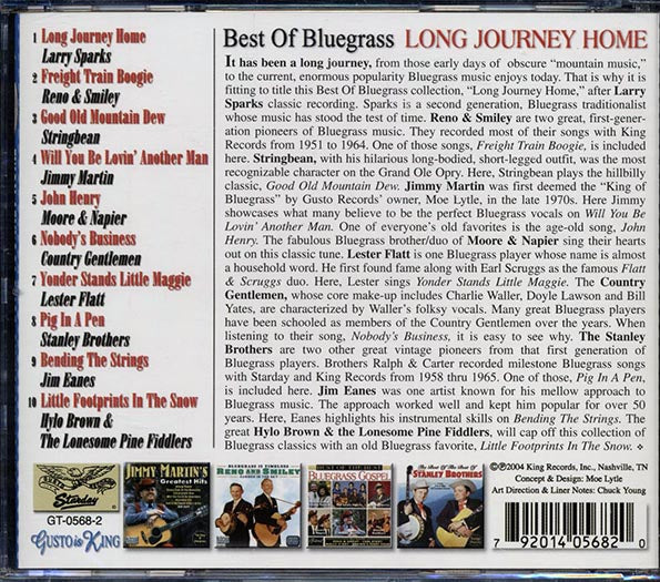 Jimmy Martin, The Stanley Brothers, Larry Sparks, Etc. - Long Journey Home: Best Of Bluegrass (CD)
