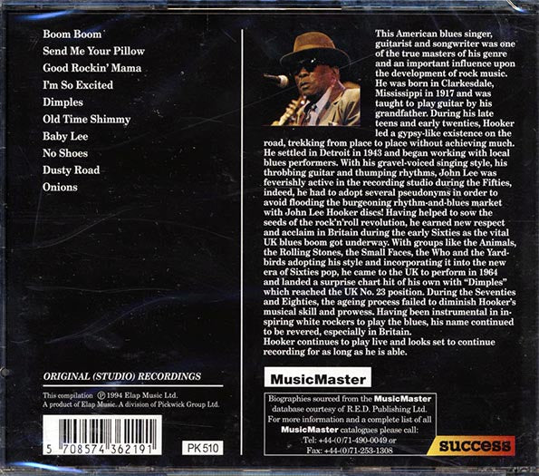 John Lee Hooker - Boom Boom (CD)