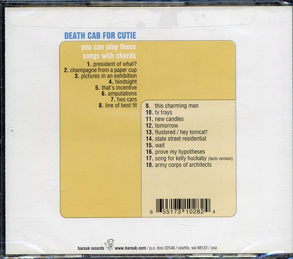 Death Cab For Cutie - You Can Play These Songs With Chords (CD)