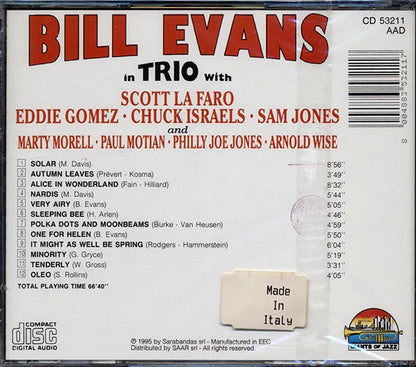Bill Evans - Autumn Leaves: In Trio (CD)