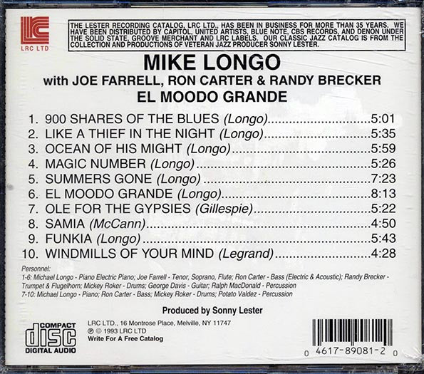Mike Longo - El Moodo Grande (CD)