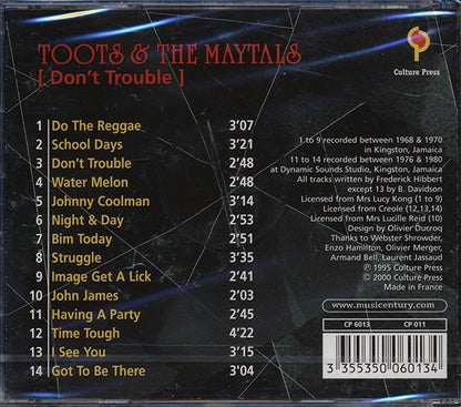 Toots & The Maytals - Don't Trouble (CD)