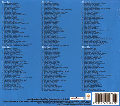 The Fireballs, The Ventures, The Gamblers, Dick Dale, Jan & Dean, Etc. - Big Box Of Surfin' USA (203 tracks) (6xCD) (CD)