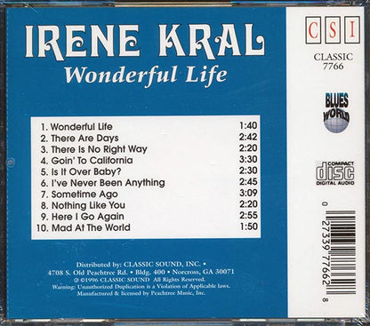 Irene Kral - Wonderful Life (CD)