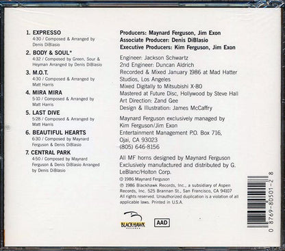 Maynard Ferguson - Body And Soul (CD)