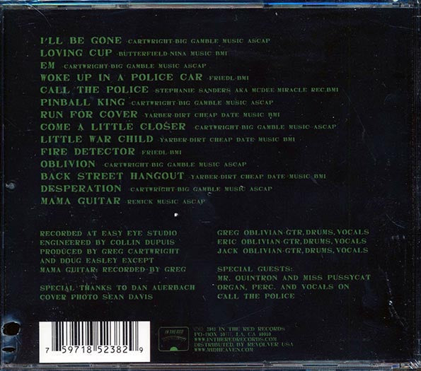 Oblivians - Desperation (CD)