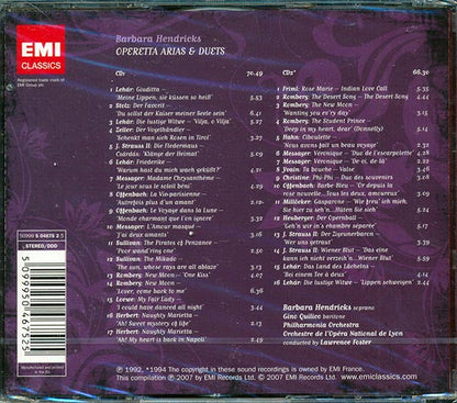 Barbara Hendricks, Gino Quilico, Philharmonia Orchestra, Etc. - Operetta Arias And Duets  (33 tracks) (CD)