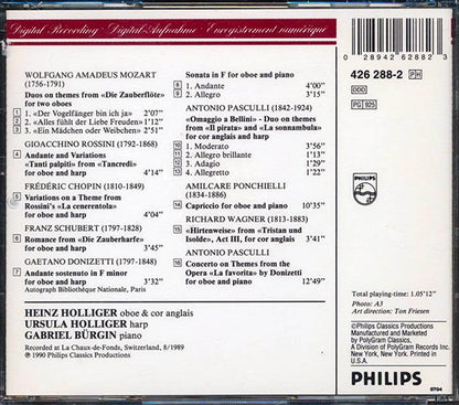 Mozart, Rossini, Donizetti, Etc. - Heinz Holliger At The Opera (CD)