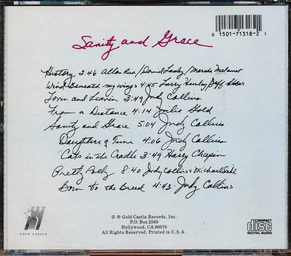 Judy Collins  - Sanity And Grace (CD)