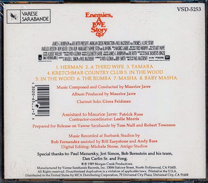 Maurice Jarre - Enemies A Love Story (CD)