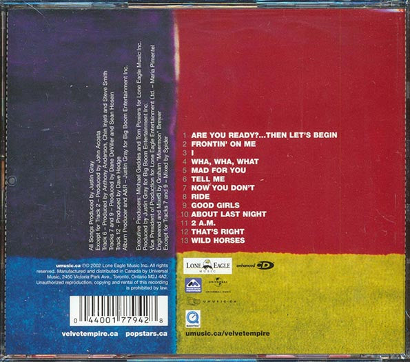 Velvet Empire  - Velvet Empire (CD)