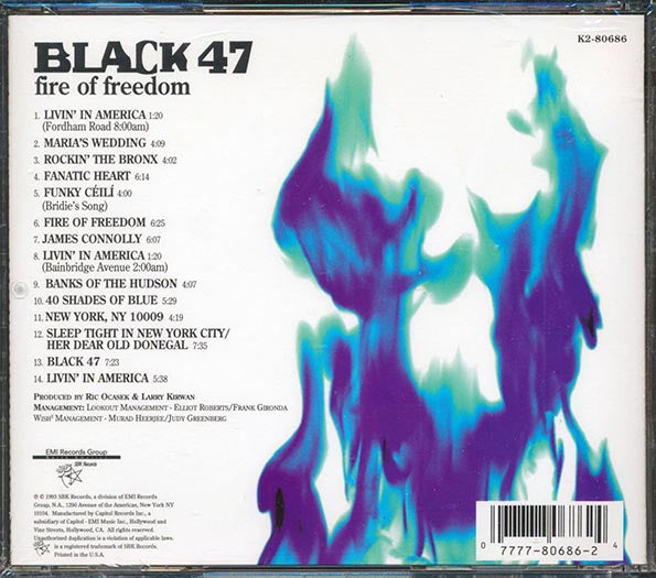 Black 47  - Fire Of Freedom (CD)