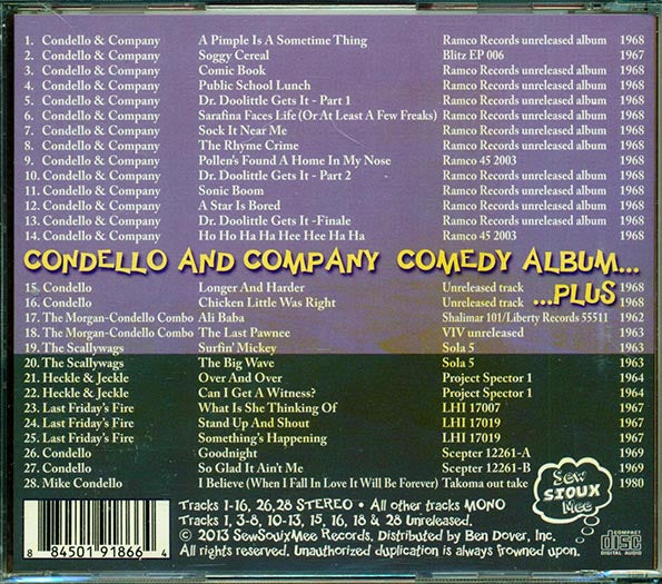 Mike Condello  - Condello And Company Comedy Album Plus (CD)