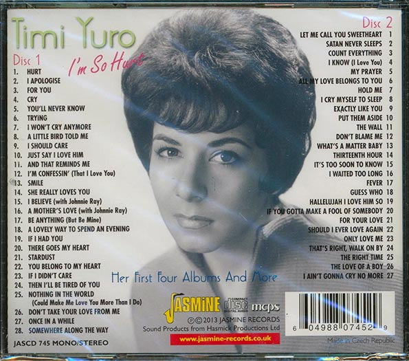 Timi Yuro  - I'm So Hurt (55 tracks) (CD)