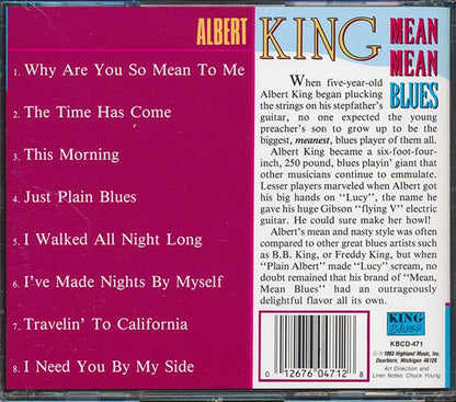 Albert King  - Mean Mean Blues (CD)