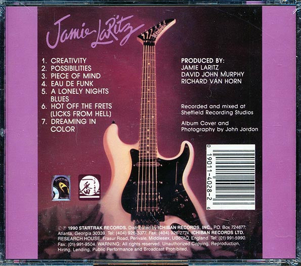 Jamie LaRitz - Jamie LaRitz (CD)