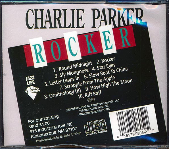 Charlie Parker - Rocker (CD)