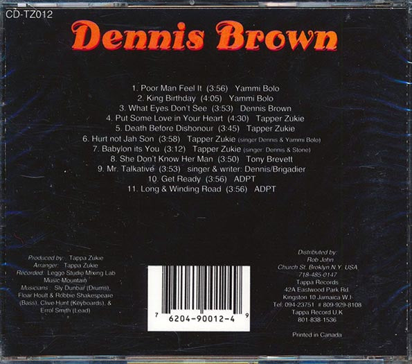 Dennis Brown - Give Prasies (CD)