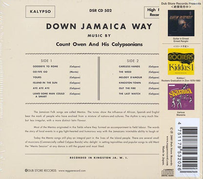Count Owen & His Calypsonians - Calypsos Down Jamaica Way (CD)