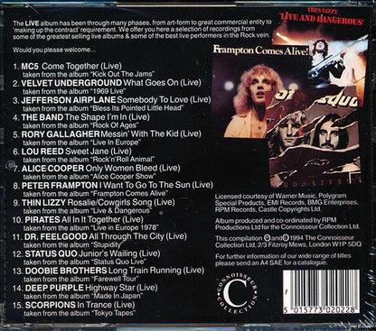 MC5, Thin Lizzy, Peter Frampton, Jefferson Airplane, The Velvet Underground, Etc. - The Best Of Rock Onstage (CD)