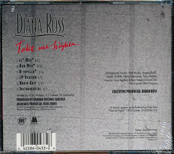 Diana Ross - Take Me Higher (CD)