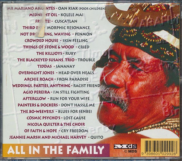 Crowded House, Third Eye, Midnight Oil, Etc. - All In The Family: A Compilation For The Children Of East Timor (CD)