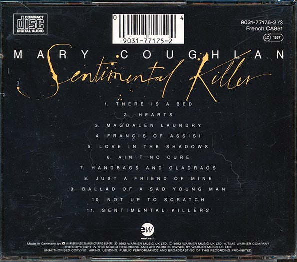 Mary Coughlan - Sentimental Killer (CD)