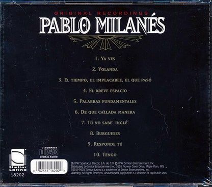 Pablo Milanes - Clasicos De Cuba (CD)
