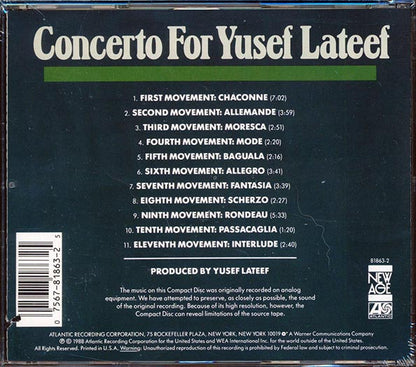 Yusef Lateef - Concerto For Yusef Lateef (CD)