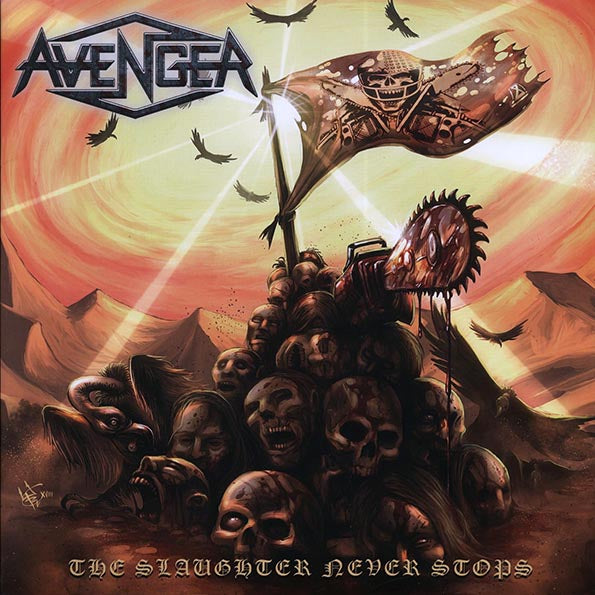 Avenger - The Slaughter Never Stops (ltd. ed.) (LP) - PureSound Records
