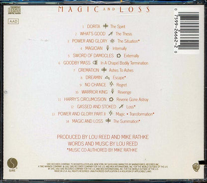 Lou Reed  - Magic And Loss (CD)