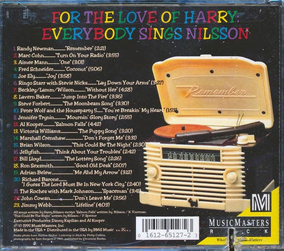 Randy Newman, Ringo Starr, Stevie Nicks, Al Kooper, Etc. - For The Love Of Harry Everybody Sings Nilsson (CD)