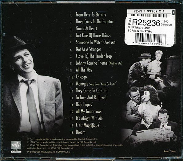 Frank Sinatra - Screen Sinatra (CD)