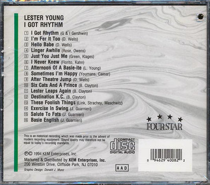 Lester Young - I Got Rhythm (CD)